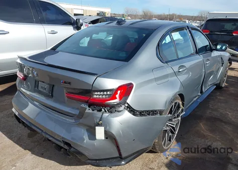 2024 BMW M3 Competition xDrive z USA, uszkodzony, nr VIN WBS43AY06RFR58078